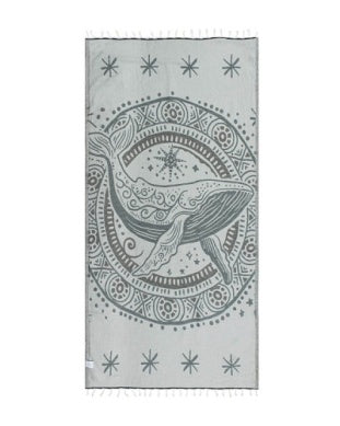 Sand Cloud - Ziggy The Whale Beach Towel