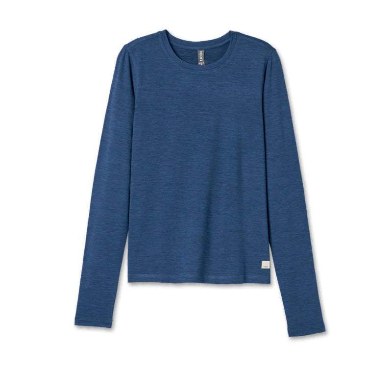 Ladies Top - Vuori Lux Long Sleeve Crew