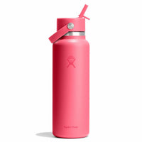 Wide Mouth Bottle - 40oz With Flex Straw Cap