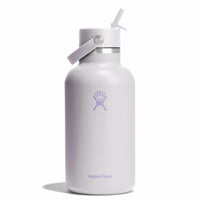 Wide mouth Bottle - 64oz With Flex Straw Cap
