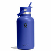 Wide mouth Bottle - 64oz With Flex Straw Cap