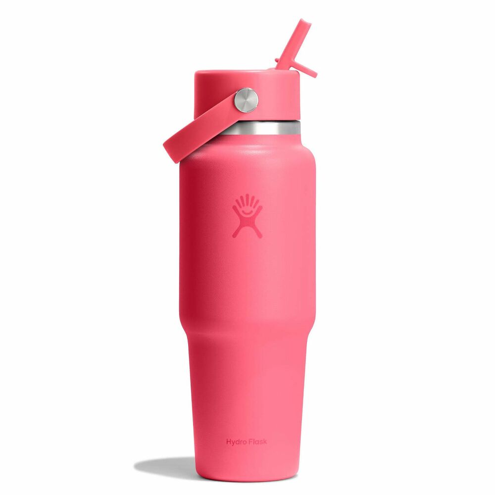 Travel Bottle With Flex Straw Cap - 32oz
