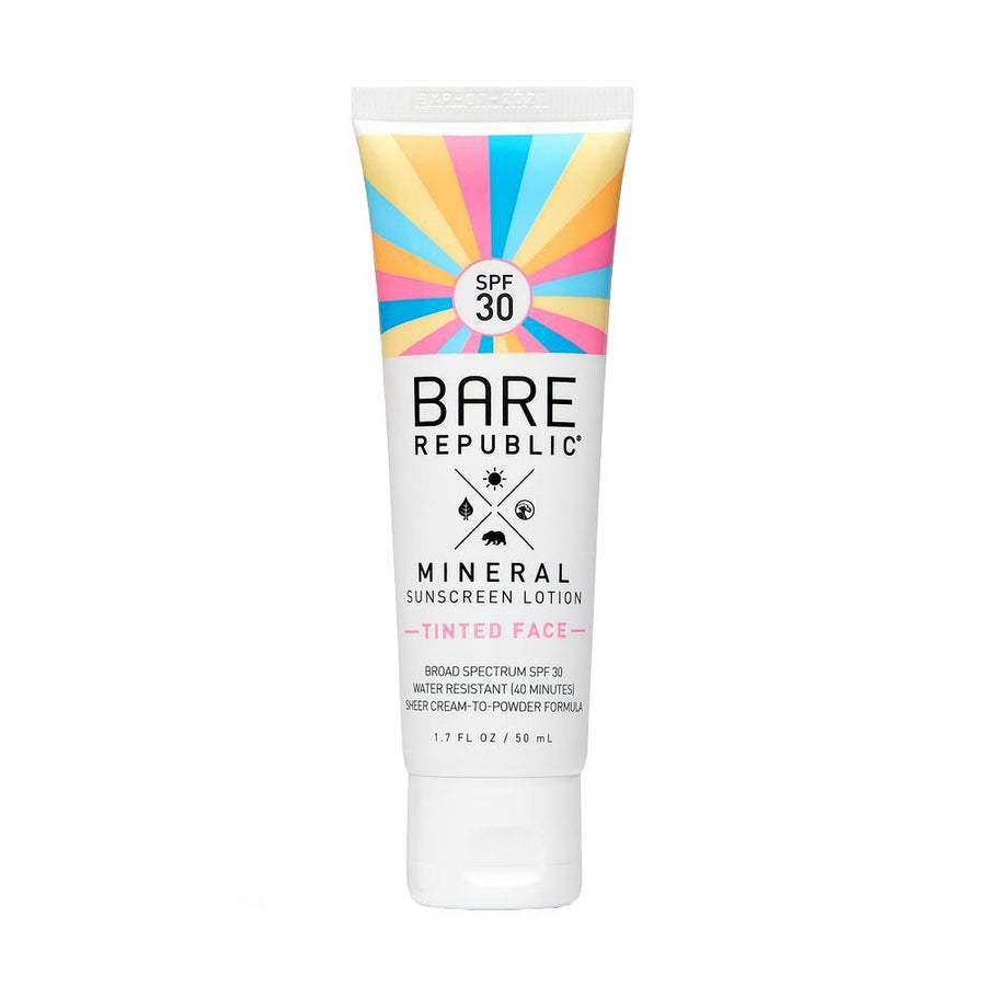 Bare Republic Mineral SPF 30 Face Sunscreen Lotion - Tinted