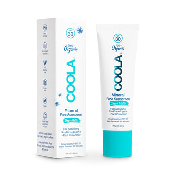 Coola Mineral Face Organic Sunscreen Lotion Sheer Matte SPF 30 - Tinted