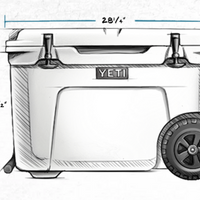 Wheeled Cooler - Tundra Haul Hard Cooler