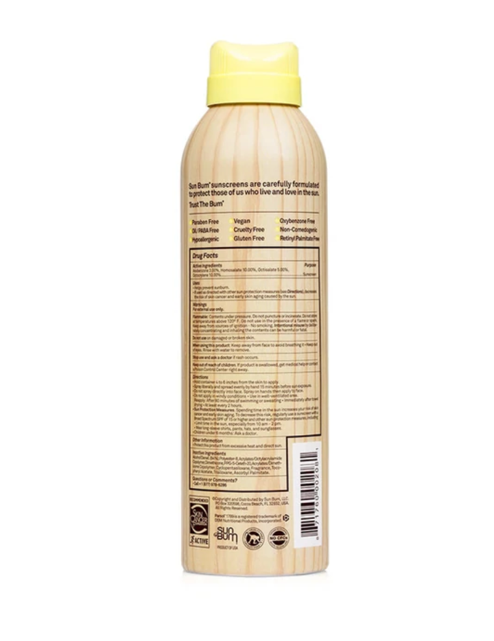Sun Bum Original SPF 70 Sunscreen Spray 6oz