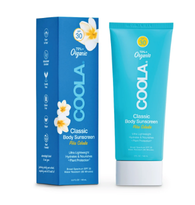 Coola Classic Body Organic Sunscreen Lotion SPF 30 - Pina Colada