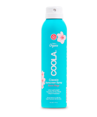 Coola Classic Body Organic Sunscreen Spray SPF 50 - Guava Mango - 6oz