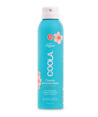 Coola Classic Body Organic Sunscreen Spray SPF 70 - Peach Blossom