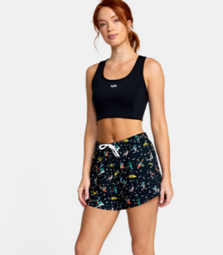 Ladies Short - RVCA Luke P X Kristen Essential Yogger Shorts