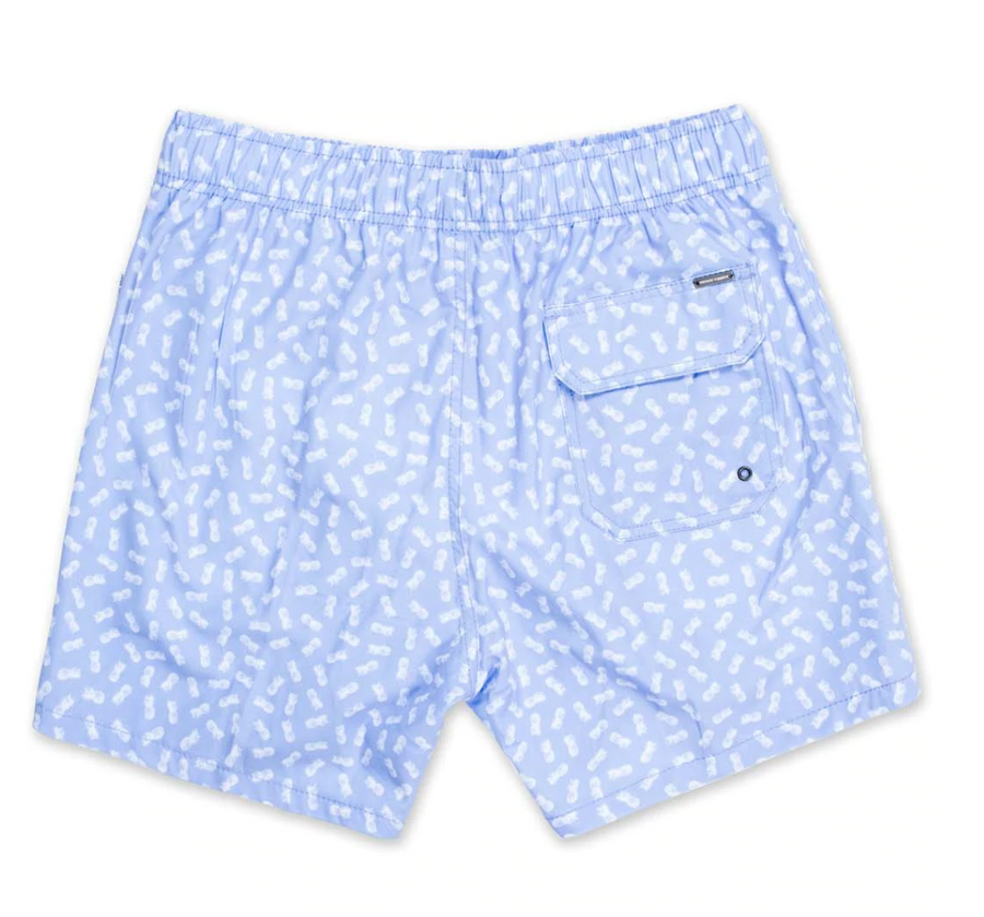 Volley - Vintage Summer Ditsy Pineapple Swim Short