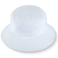 Hat - Vintage Summer Terry Cloth Bucket Hat