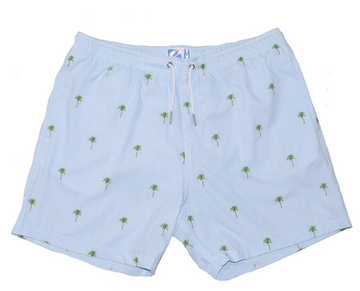 Volley - Bermies Palm Stripes5.5" Swim Short