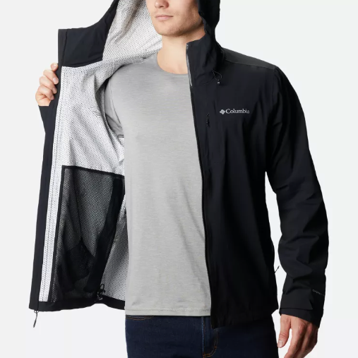 Mens Jacket - Columbia Men's Ampli-Dry Rain Jacket