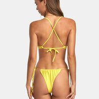 Bikini Bottom - RVCA Solid Tie Skimpy Bikini Bottom