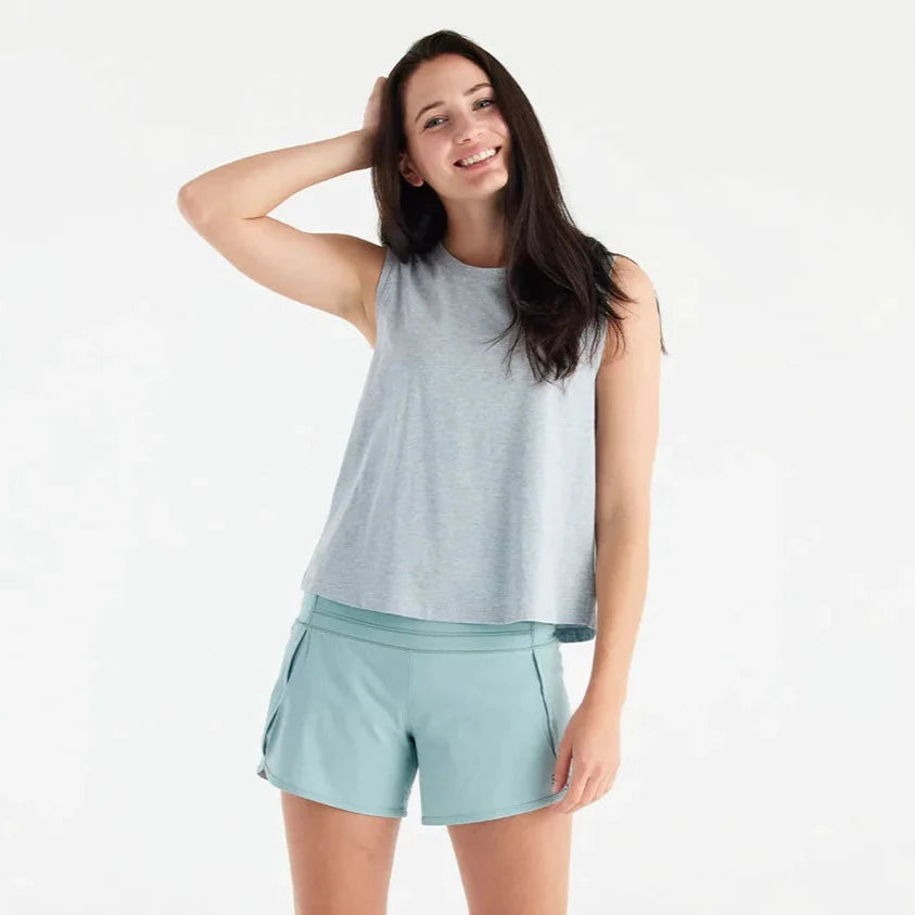 Ladies Short - Free Fly Bamboo Lined Breeze Short OS