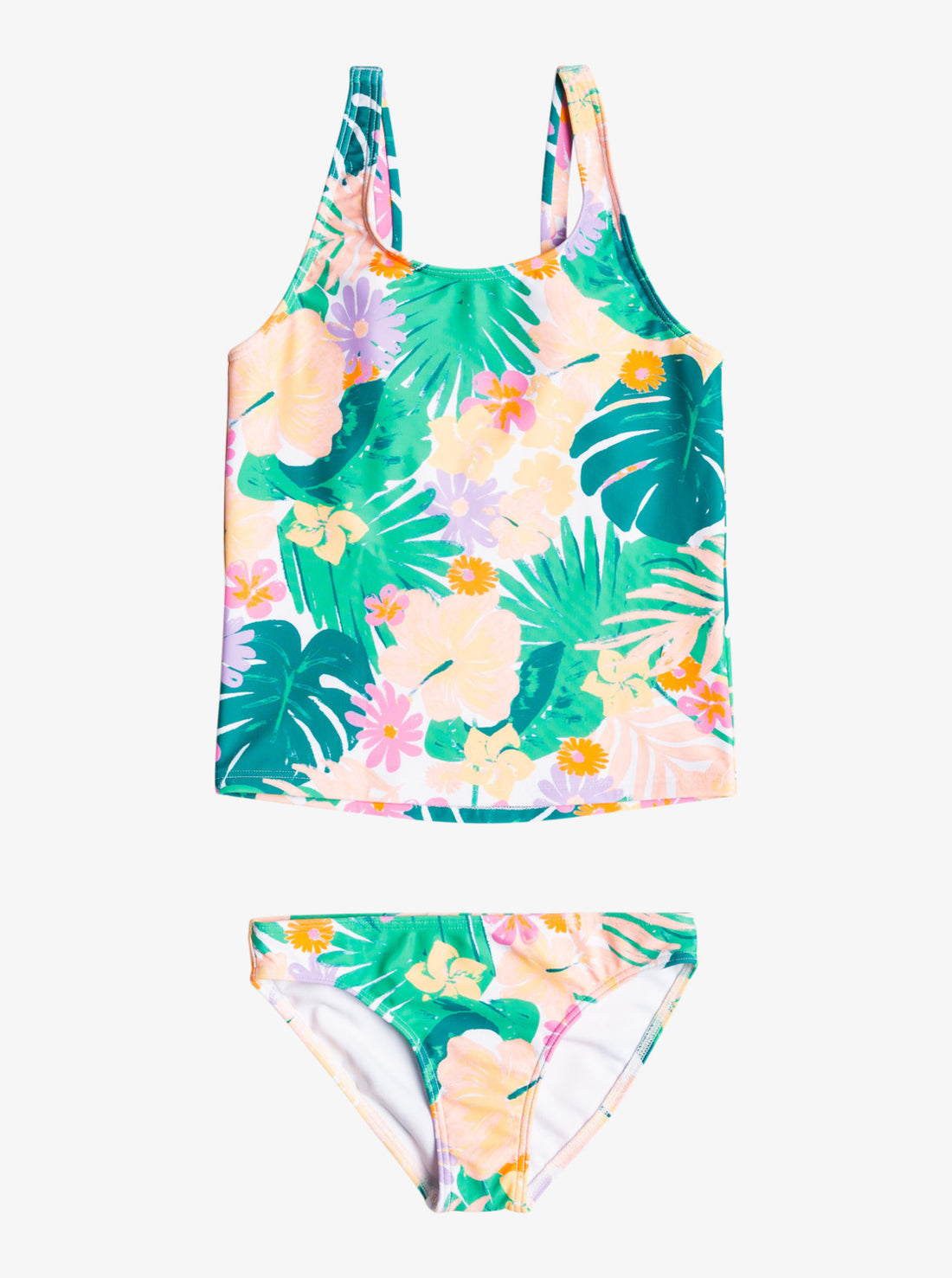 Girls Bathing Suit - Roxy Girls 2-7 Paradisiac Island Tankini