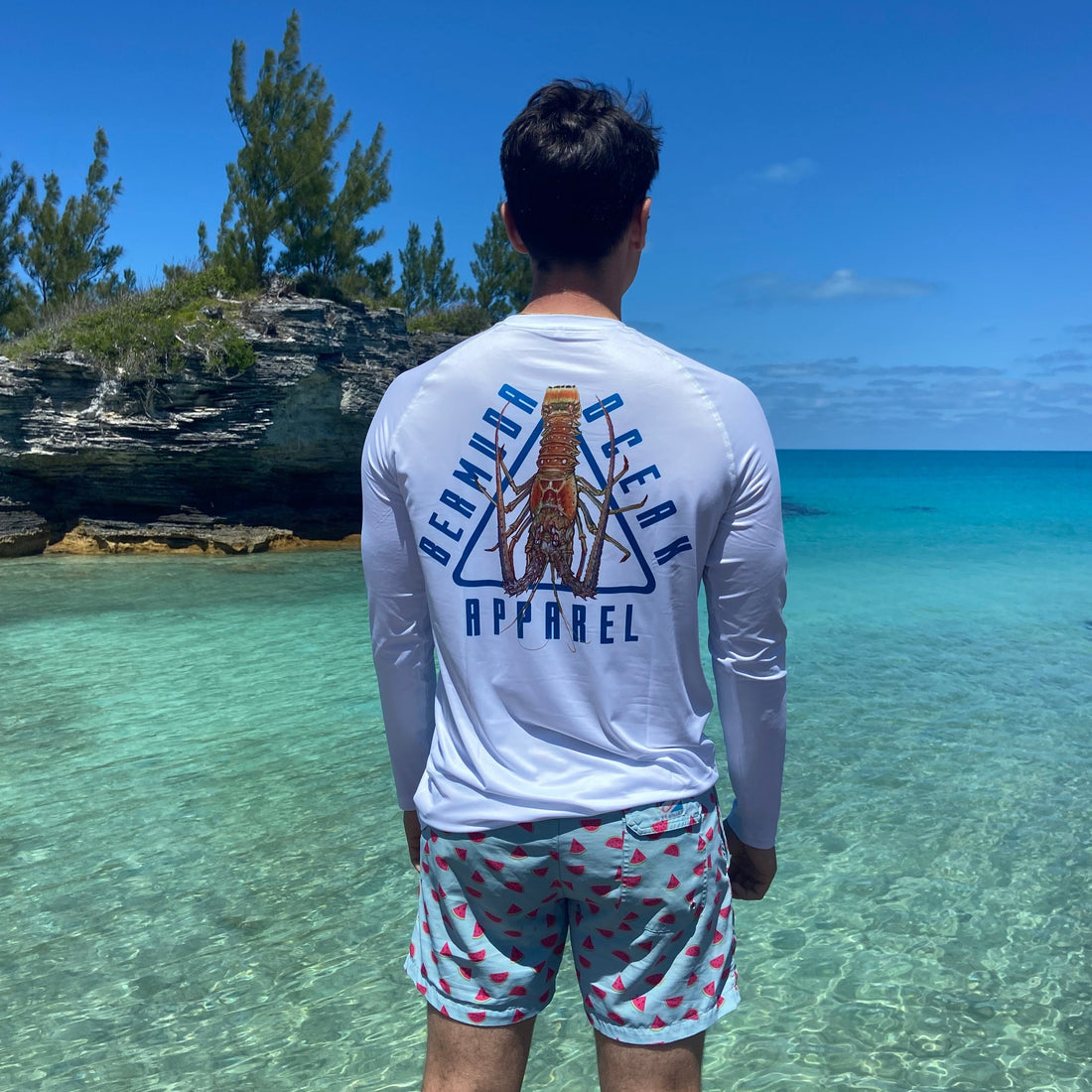 Men's Sun Shirt - Bermuda Ocean Apparel Long Sleeve