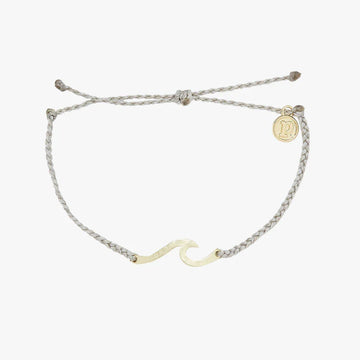 Bracelet - Pura Vida Hammered Wave Bracelet